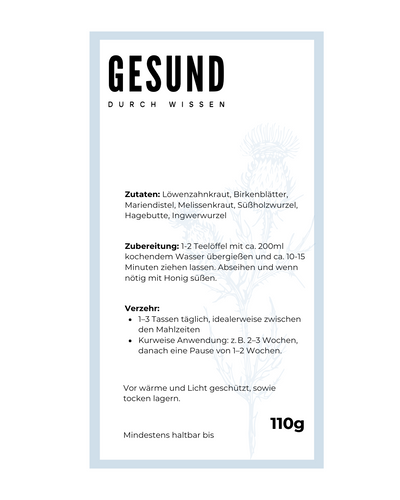 Tee - "Reinigung" Gesund durch Wissen 110g