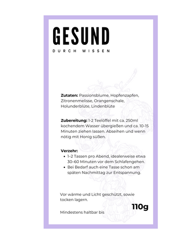 Tee - "Schlaf" Gesund durch Wissen 110g